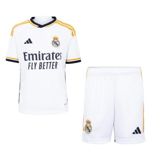 Dres Real Madrid Domaci za djecu 2023-24 Kratak Rukav (+ kratke hlače)